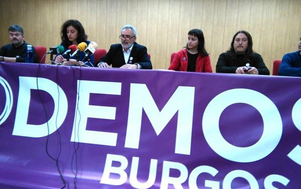 Algunos miembros de la candidatura de Imagina Burgos.